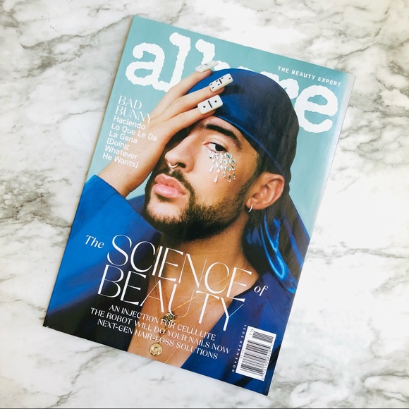 Allure Bad Bunny Magazine November 2021 - Picture 1 of 13